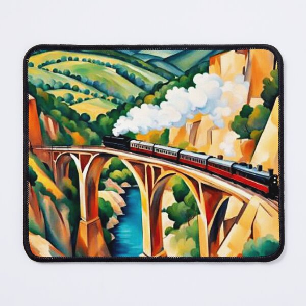 Item preview, Train crossing ravine 4 designed and sold by George Hutton Hunter.