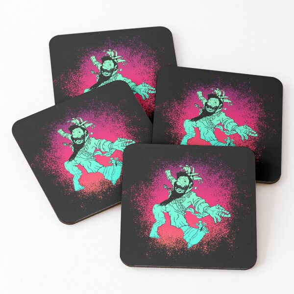 Item preview, The Deranged King (Turquoise on Crimson) : A Fantasy Character designed and sold by McNerdic.