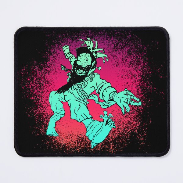 Item preview, The Deranged King (Turquoise on Crimson) : A Fantasy Character designed and sold by McNerdic.