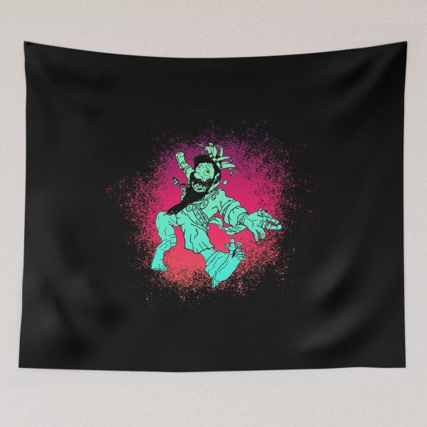Item preview, The Deranged King (Turquoise on Crimson) : A Fantasy Character designed and sold by McNerdic.