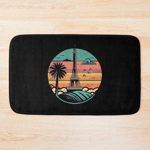 Item preview, Vintage colors sunset and tower designed and sold by desinganddecor.