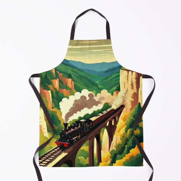 Item preview, Train crossing ravine 5 designed and sold by George Hutton Hunter.
