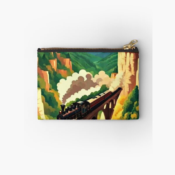 Item preview, Train crossing ravine 5 designed and sold by George Hutton Hunter.