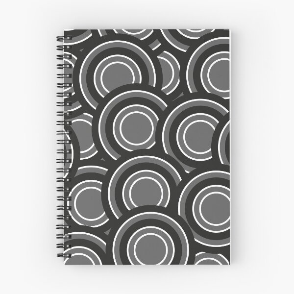 Item preview, gray circles with black medium scale designed and sold by colorofmagic.