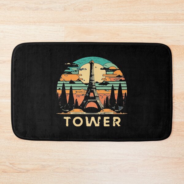 Item preview, Vintage colors sunset and tower designed and sold by desinganddecor.