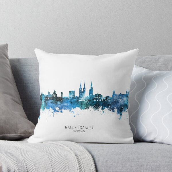 Item preview, Halle (Saale) Germany Skyline designed and sold by ArtPrints.