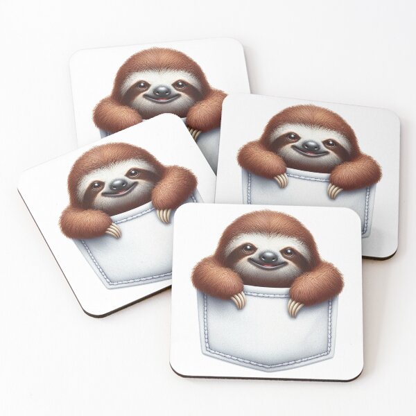 Item preview, Sloth in a Pocket 2 designed and sold by KaraTeProject.