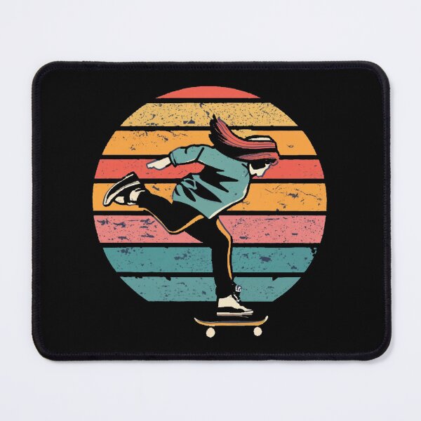 Item preview, Vintage colors sunset and skateboard designed and sold by desinganddecor.