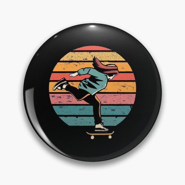 Item preview, Vintage colors sunset and skateboard designed and sold by desinganddecor.