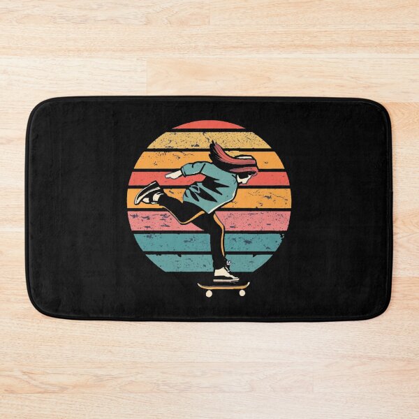 Item preview, Vintage colors sunset and skateboard designed and sold by desinganddecor.