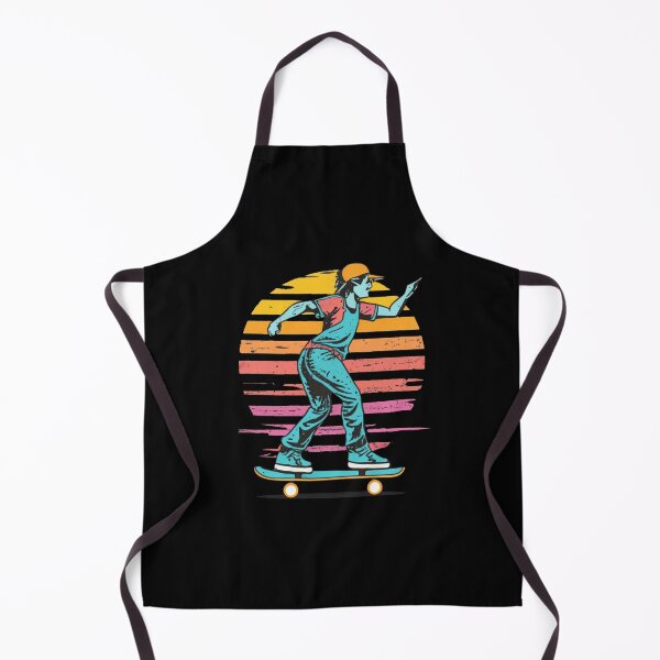 Item preview, Vintage colors sunset and skateboard designed and sold by desinganddecor.