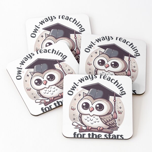 Item preview, "Owl-ways Reaching for the Stars" Graduation Owl designed and sold by MusesWhispers.