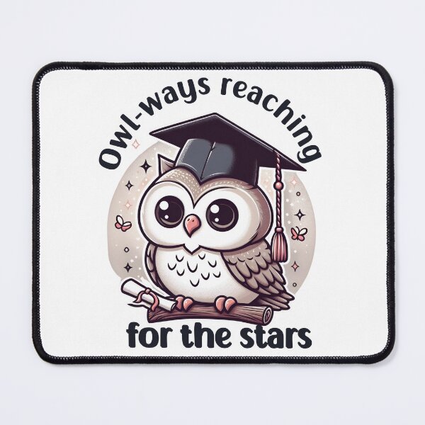 Item preview, "Owl-ways Reaching for the Stars" Graduation Owl designed and sold by MusesWhispers.
