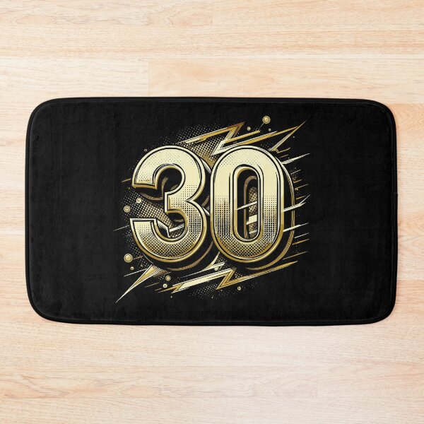 Item preview, 30 years gold pop art 30th birthday gift designed and sold by Pineapple-Tree.