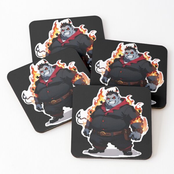 Item preview, Red Hot Demon - On fire - Black designed and sold by TheRubberOnion.