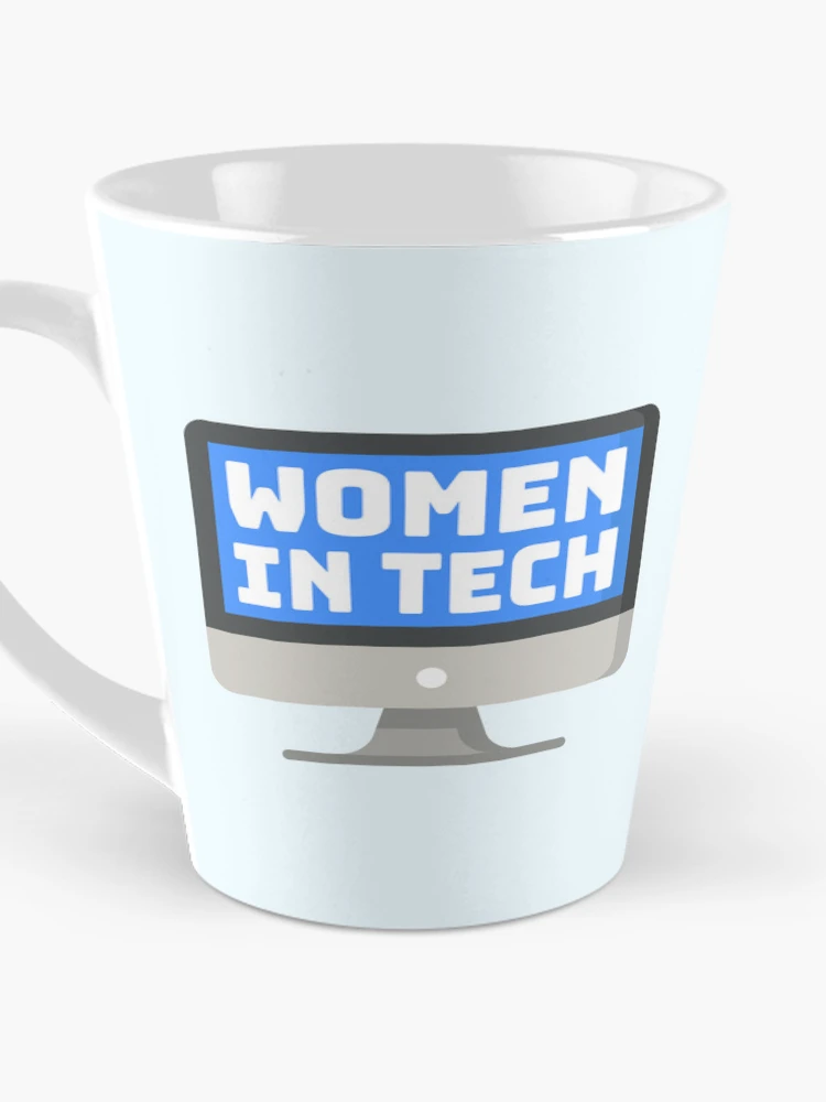 Thumbnail 3 of 4, Coffee Mug, Women In Tech! Computer designed and sold by PMCreative.