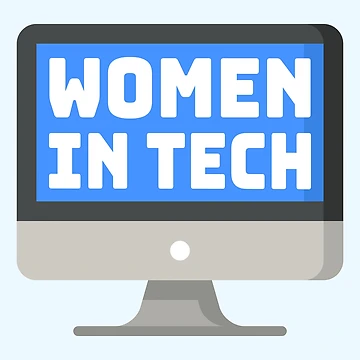 Artwork thumbnail, Women In Tech! Computer by PMCreative