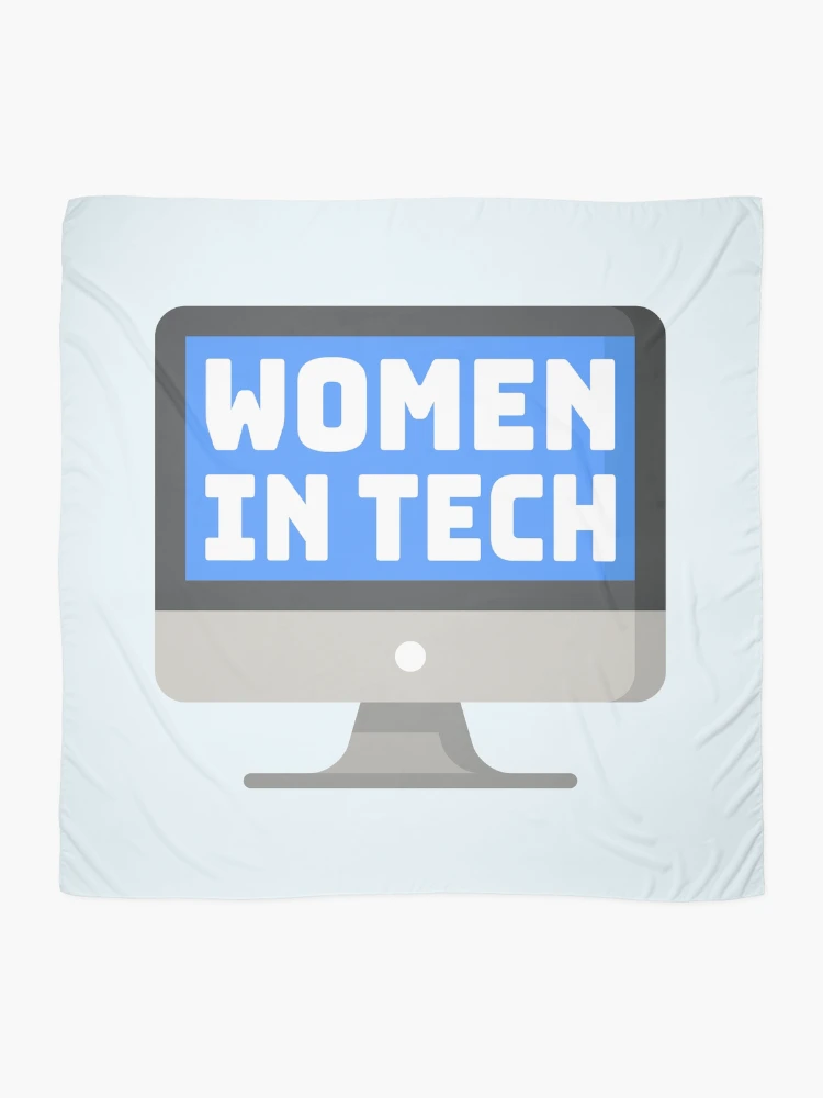 Thumbnail 2 of 3, Scarf, Women In Tech! Computer designed and sold by PMCreative.