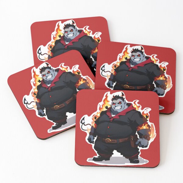 Item preview, Red Hot Demon - On fire - Blood red designed and sold by TheRubberOnion.