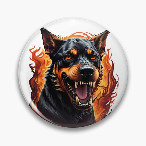Item preview, Angry, evil doberman designed and sold by Laufer15.