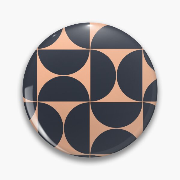 Item preview, Mid-Century Modern Pattern No.69 - Peach Fuzz and Blueberry designed and sold by Zoltan Ratko.