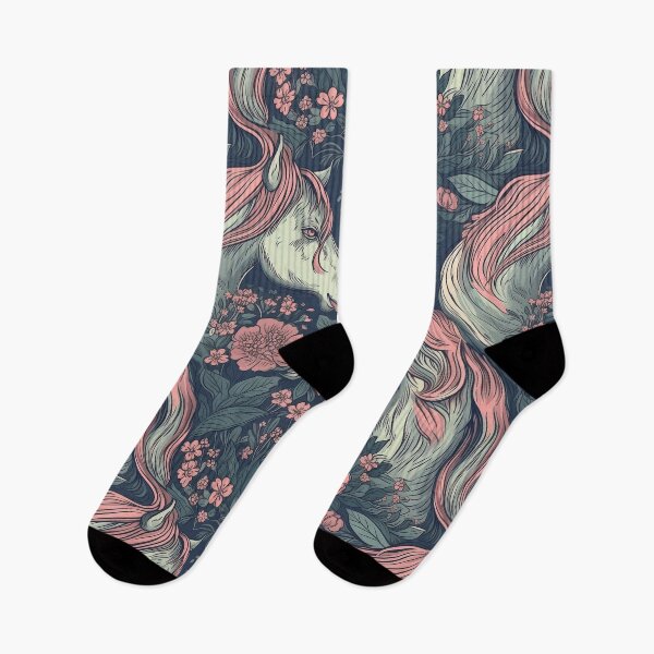 Item preview, Majestic Unicorns in Blossoming Spring Garden designed and sold by PICbyFemke.
