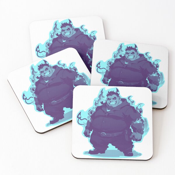 Item preview, Red Hot Demon - On fire - Ice blue designed and sold by TheRubberOnion.