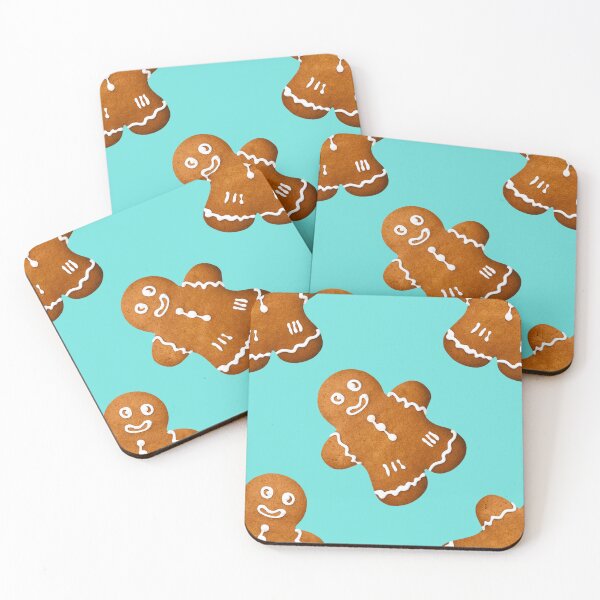 Item preview, Gingerbread man pattern designed and sold by smartlogo_factory.