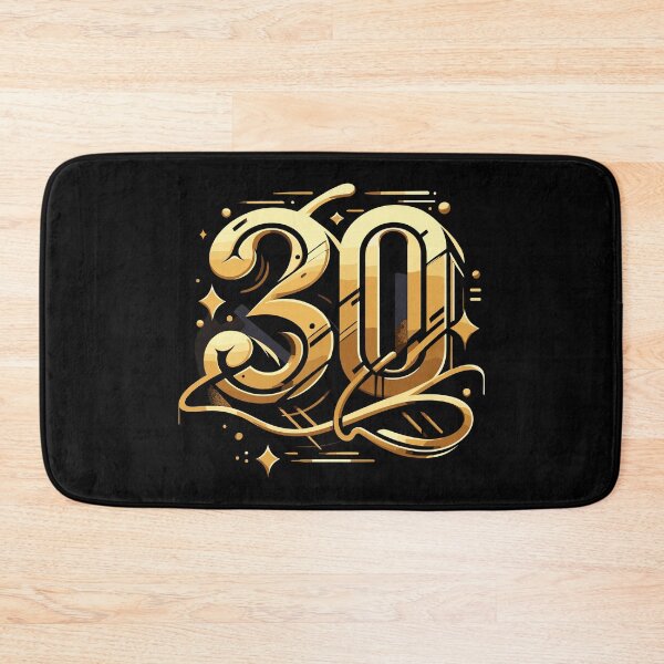 Item preview, 30 years gold graffiti 30th birthday gift designed and sold by Pineapple-Tree.