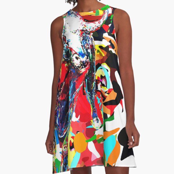 Taureau sur les arenes A-Line Dress