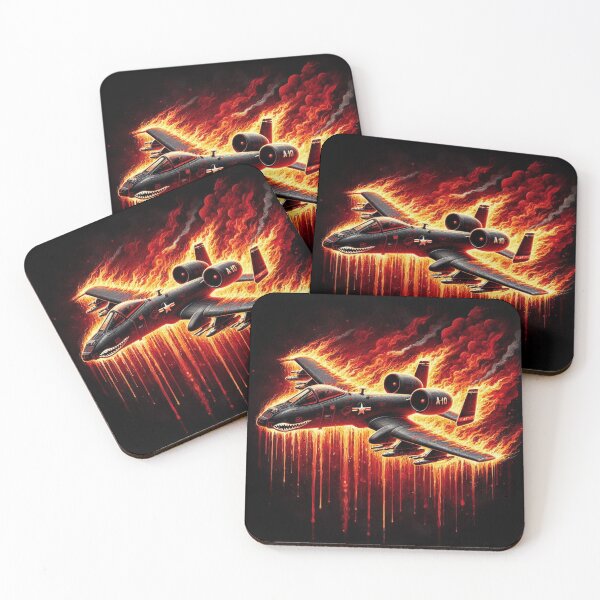 Item preview, A-10 Warthog/Thunderbird flame theme designed and sold by BeztProductz.