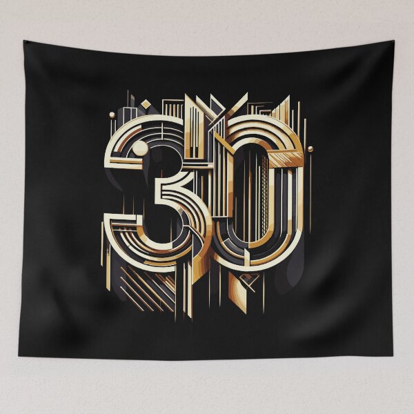 Item preview, 30 Years Gold Modern 30th Birthday Gift designed and sold by Pineapple-Tree.