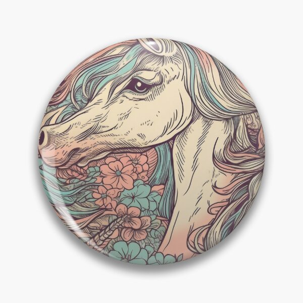 Item preview, Whimsical Unicorns in Floral Fantasy Wonderland designed and sold by PICbyFemke.