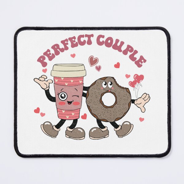 Item preview, perfect couple Valentine's day coffee and donut designed and sold by PERsonalthreads.