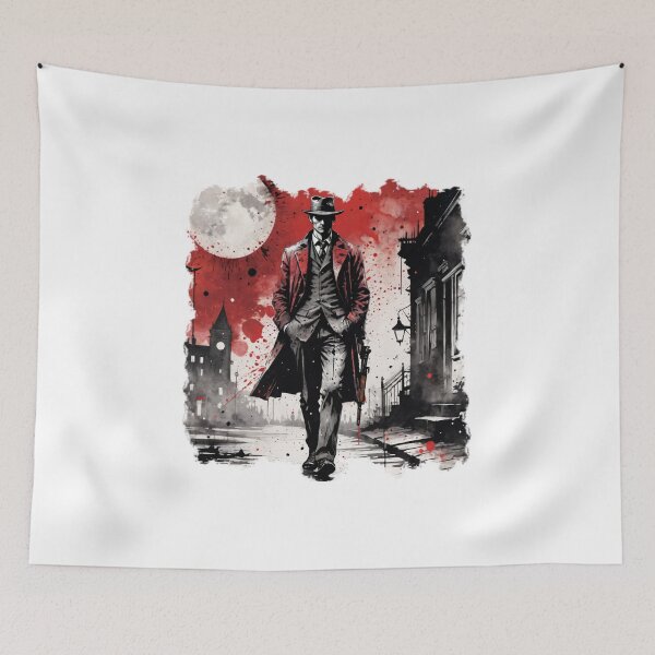 Item preview, Victorian City And The Figure Of An Alone Man designed and sold by KeopsMurat.