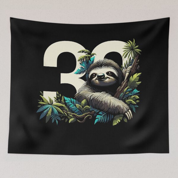 Item preview, 30 years of sloth 30th birthday gift designed and sold by Pineapple-Tree.