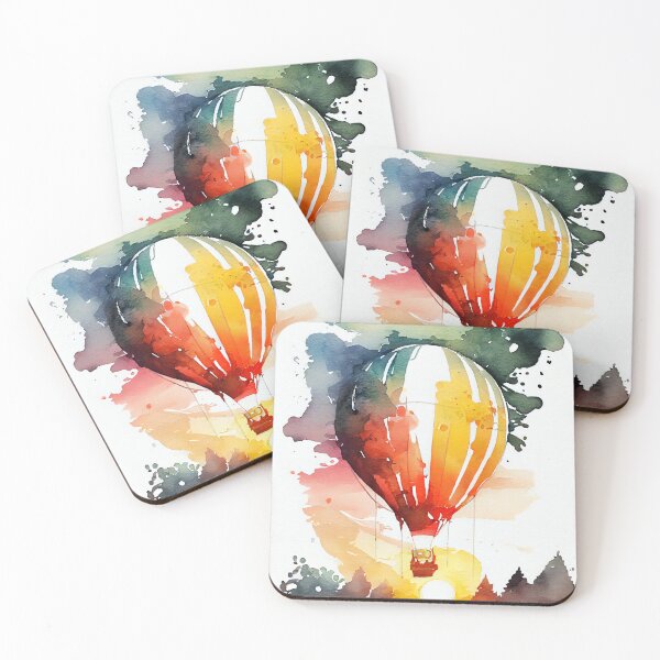 Item preview, Sunny Sky Rainbow Hot Air Balloon designed and sold by Peek-Designs.