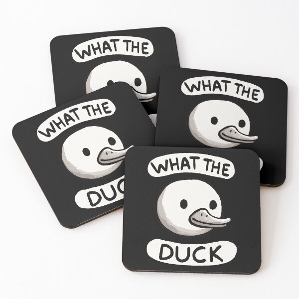 Item preview, What the fuck What the Duck designed and sold by DoodleDashShop.