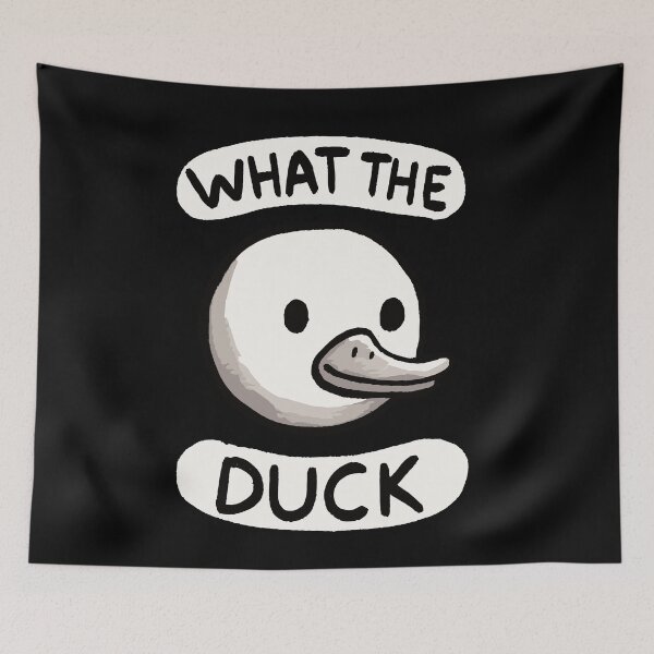 Item preview, What the fuck What the Duck designed and sold by DoodleDashShop.