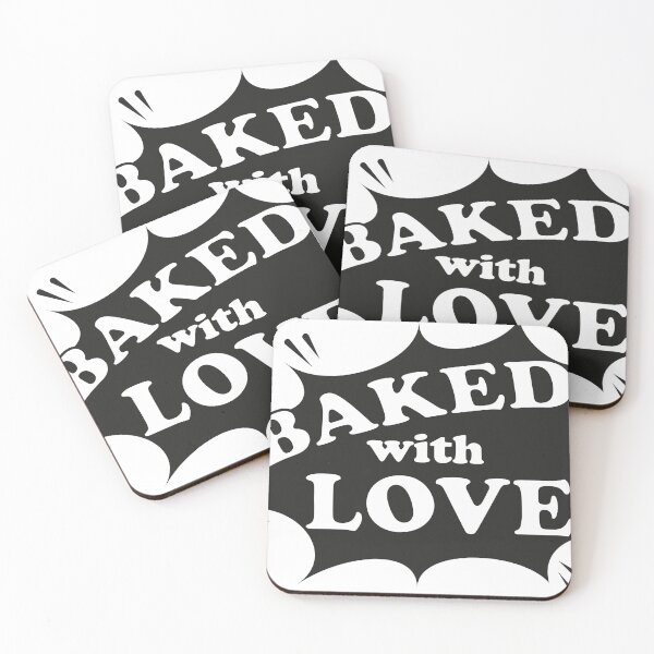 Artikelvorschau, Comic-Boom „Mit Liebe gebacken“-Ikone. Einfache Illustration des Comic-Symbols „Gebacken mit Liebe“ für das Web. Comic-Sprechblasendesign. Weiß und Schwarz. Sprechblasensymbol. entworfen und verkauft von ElenaPost.