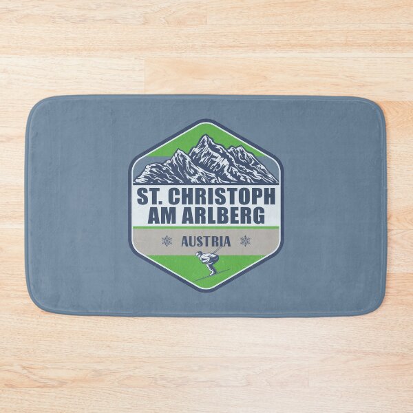 Item preview, St. Christoph am Arlberg Austria Vintage Skiing Design designed and sold by CynthiaGraphics.