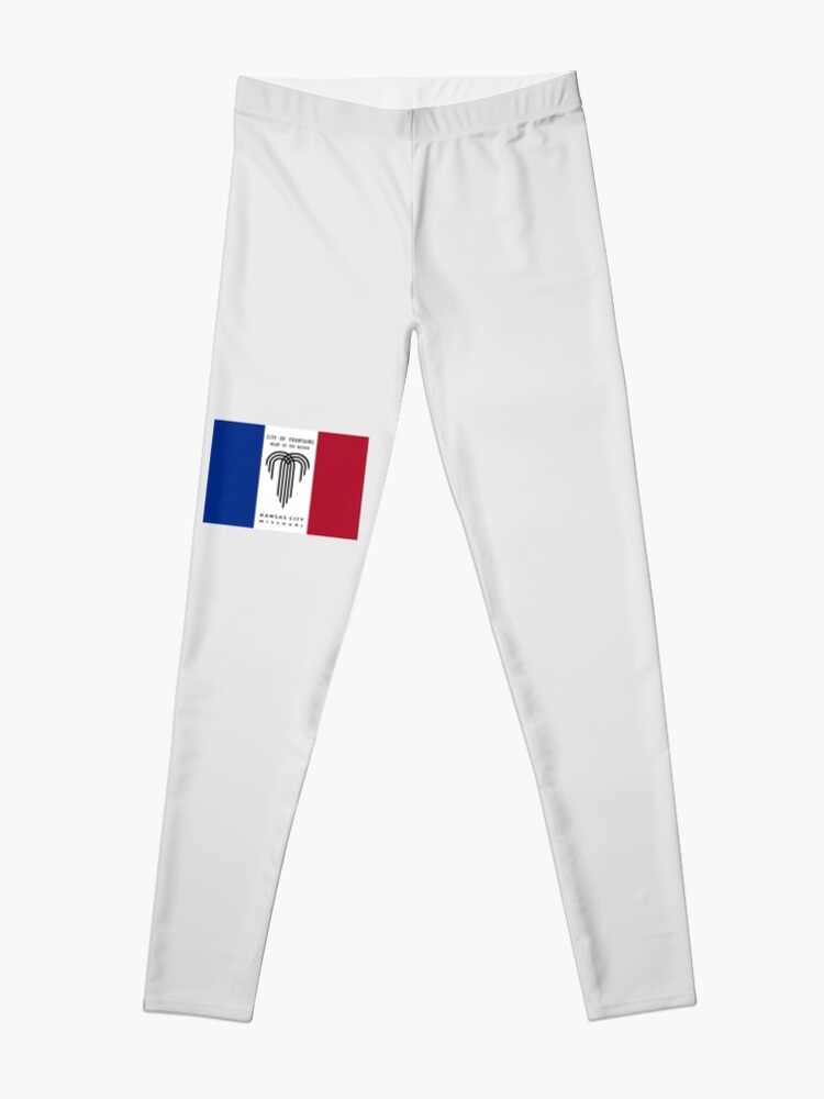 Alternate view of Flag of Kansas City, Missouri Leggings