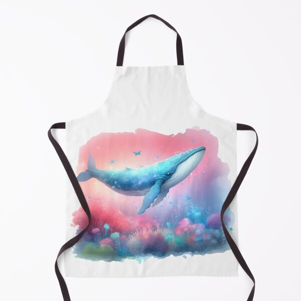 Item preview, Fairy whale swimming designed and sold by RubisLeaf.