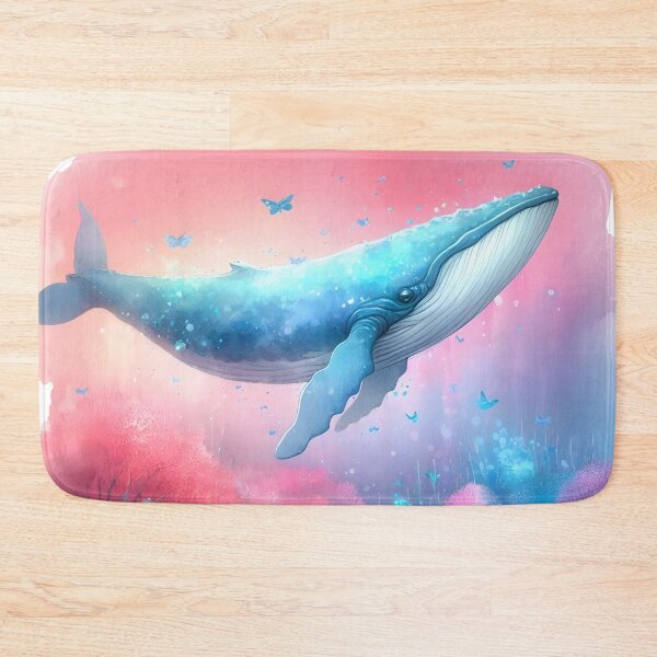 Item preview, Fairy whale swimming designed and sold by RubisLeaf.