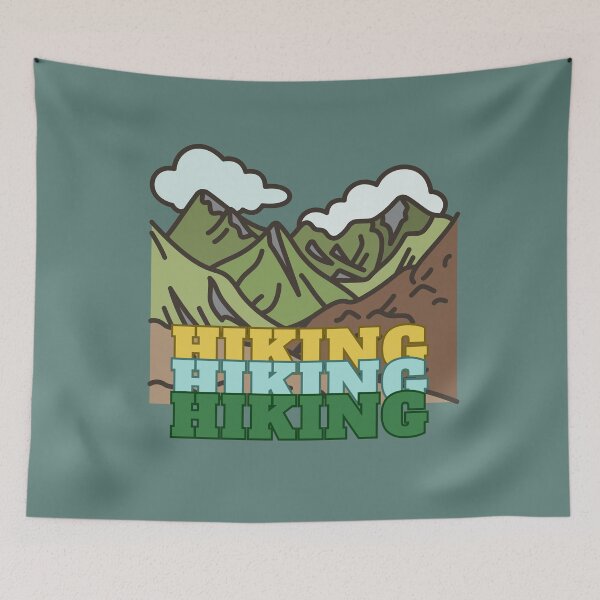 Item preview, Hiking Hiking Hiking designed and sold by slicksquid.