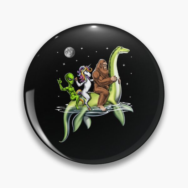 Item preview, Cryptids Riding Loch Ness Monster designed and sold by underheaven.