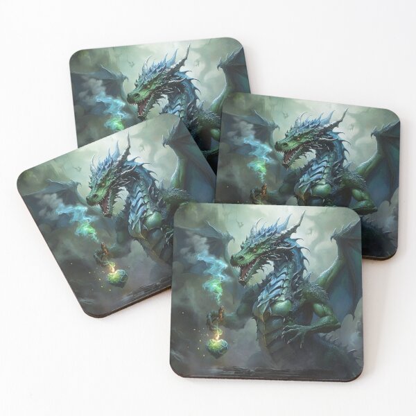 Item preview, The Azure Love Seraph Dragon designed and sold by Cloe Dauplais.