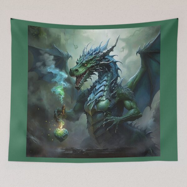Item preview, The Azure Love Seraph Dragon designed and sold by Cloe Dauplais.