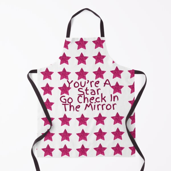 Item preview, You're a star go check in the mirror quote with stars designed and sold by ISIKPK.