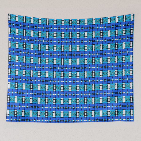 Item preview, Emerald Horizons: Exploring Hues of Green and Blue in Geometric Patterns designed and sold by HendAhabib.